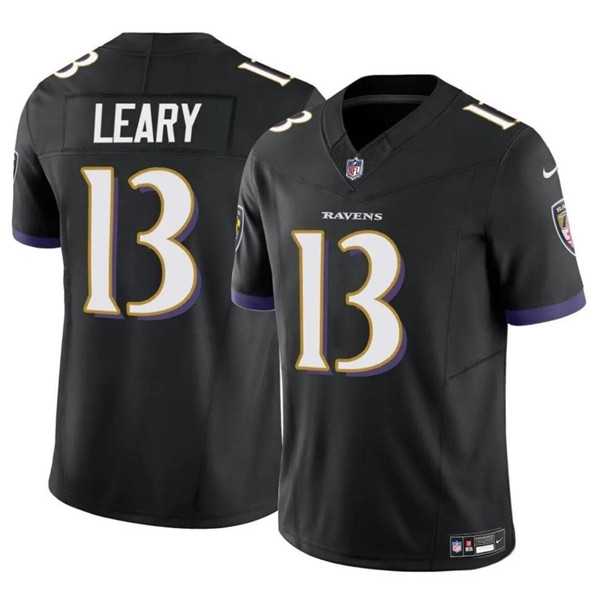 Men & Women & Youth Baltimore Ravens #13 Devin Leary Black 2023 F.U.S.E. Vapor Limited Football Jersey->kansas city chiefs->NFL Jersey